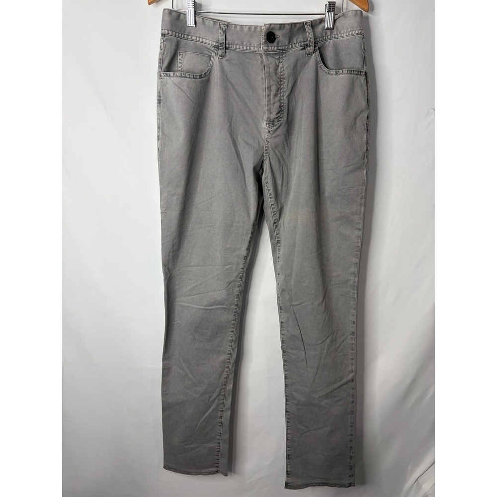 Standard James Perse Heavy Brushed Twill 5-Pocket Pants Mens 33x33 Gray Chino